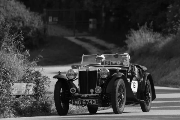 페사로 이탈리아 2018 1939 Old Racing Car Rally Mille Miglia — 스톡 사진