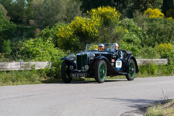 페사로 이탈리아 2018 1939 Old Racing Car Rally Mille Miglia — 스톡 사진