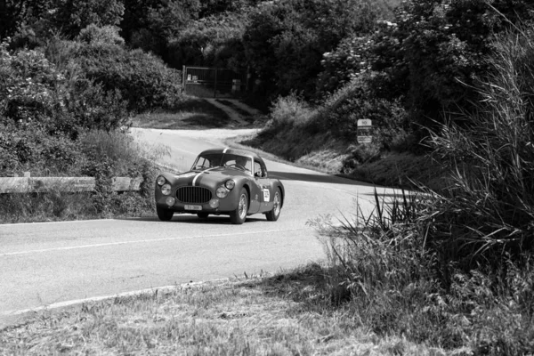 Pesaro 이탈리아 2018 피아트 Mille Miglia 2018 유명한 이탈리아 역사적인 — 스톡 사진