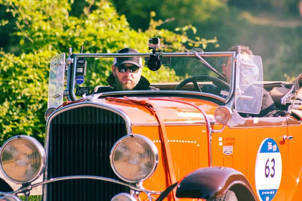 Pesaro Colle San Bartolo ตาล พฤษภาคม 2018 Chrysler 1929 บนรถแข — ภาพถ่ายสต็อก