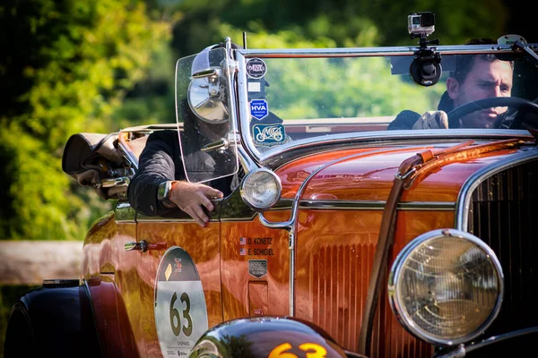 Pesaro Colle San Bartolo ตาล พฤษภาคม 2018 Chrysler 1929 บนรถแข — ภาพถ่ายสต็อก