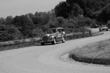 PESARO COLLE SAN BARTOLO , ITALY - MAY 17 - 2018 : FIAT 500 C 