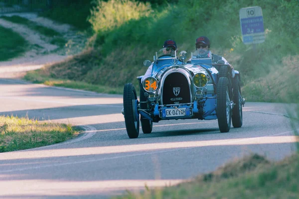 イタリア ペーザロ バルトロが 2018 527 グランド スポーツ 1927 古いレース車でラリー Mille — ストック写真
