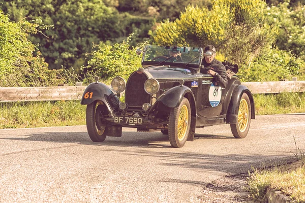 Pesaro Colle San Bartolo Italia Mayo 2018 Bugatti 1929 Viejo — Foto de Stock