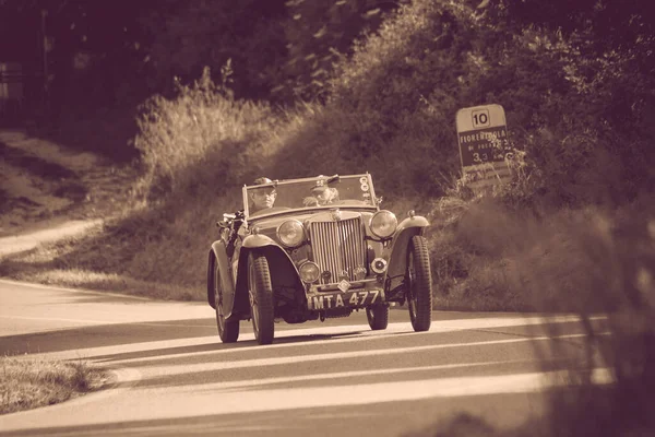 페사로 이탈리아 2018 1939 Old Racing Car Rally Mille Miglia — 스톡 사진