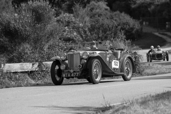 Pesaro Colle San Bartolo Italy 2018 1939 Старом Гоночном Автомобиле — стоковое фото