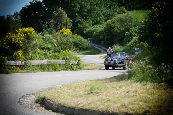 Pesaro Colle San Bartolo Italy 2018 Jaguar 120 Ots 1952 — стоковое фото