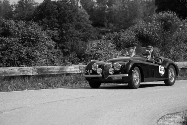 Pesaro San Bartolo Talya Mayıs 2018 Jaguar 120 Ots 1952 — Stok fotoğraf