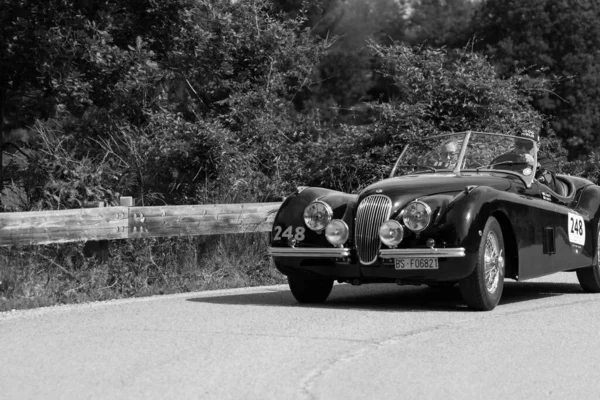 Pesaro San Bartolo Talya Mayıs 2018 Jaguar 120 Ots 1952 — Stok fotoğraf