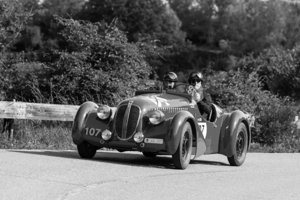 Pesaro 이탈리아 2018 Mille Miglia 2018 유명한 이탈리아 역사적인 1927 — 스톡 사진