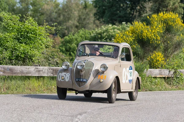 Pesaro Colle San Bartolo Italië Mei 2018 Fiat 500 Topolino — Stockfoto