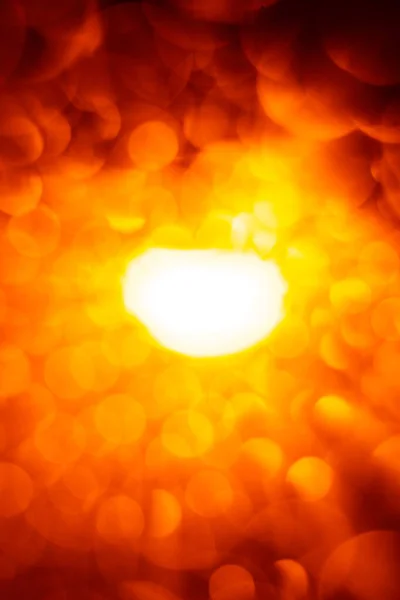 Textura Abstrata Simulando Uma Explosão Solar Laranja Bokeh Como Fogo — Fotografia de Stock