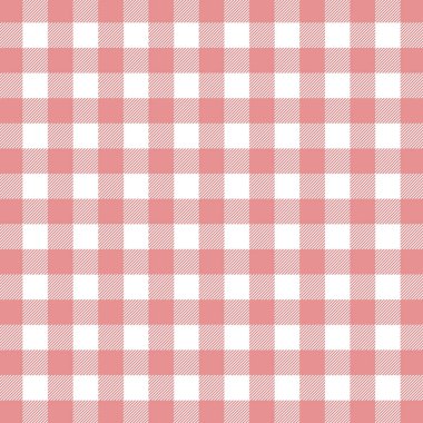 Gingham kusursuz desen tasarımı. Vektör illüstrasyonu.