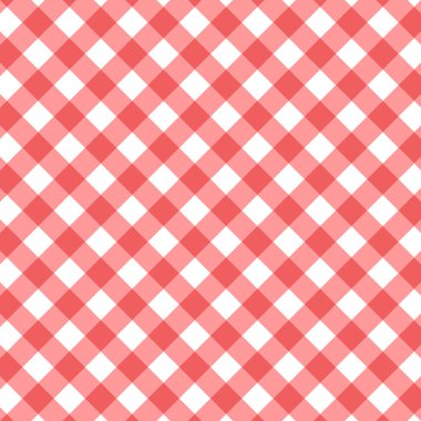 Gingham kusursuz desen tasarımı. Vektör illüstrasyonu.