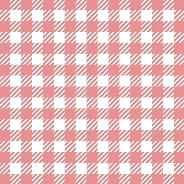 Projeto Padrão Sem Costura Gingham Ilustração Vetorial — Vetor de Stock