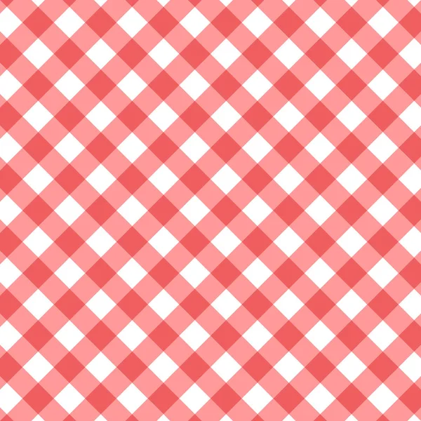 Projeto Padrão Sem Costura Gingham Ilustração Vetorial — Vetor de Stock