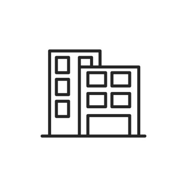 Gayrimenkul. Emlak simgeleri seti. Beyaz arkaplanda vektör simgeleri izole edildi. Satış, Sözleşme, Arama, Ev, Emlak web sitesi gibi emlak ile ilgili simgeler.