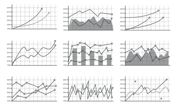 Business Infographics Vector Set Business Elements Marketing Charts Graphs Inforgaphics — Stock Vector