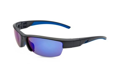 Beyaz arkaplanda izole edilmiş güneş gözlüğü