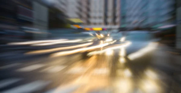 Abstract Motion Blur Background City Traffic — Stock Photo, Image