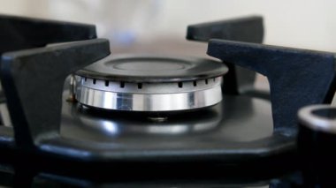 Doğal gaz iltihap soba brülör kapatın.