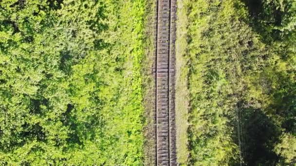 Antiguo Ferrocarril Construido Por Los Austriacos Hace Más Cien Años — Vídeo de stock