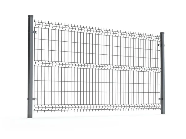 Fence Panel Isolated White Rod Type Illustration — Stock Photo, Image