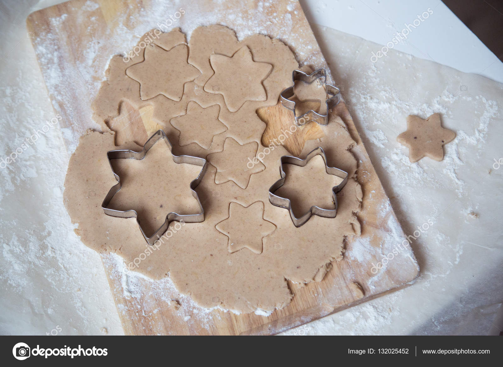 Dough beautiful cook cooking aesthetics. Celebration. New Year. Gingerbread, cookies. Crockery ...