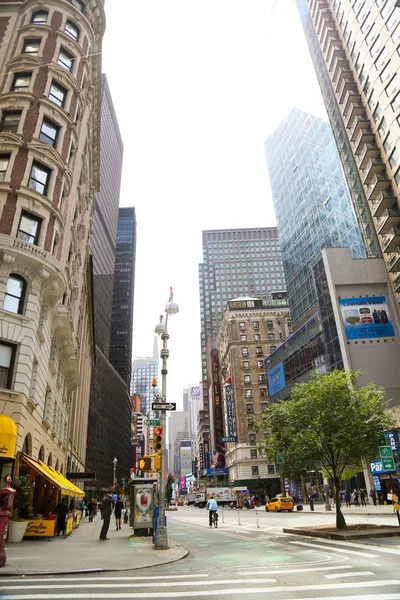 Times Square Broadway New York skyskrapor — Stockfoto