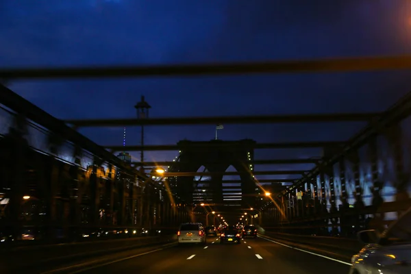 The Brooklyn Bridge. Night. Speed. Ride the Brooklyn Bridge