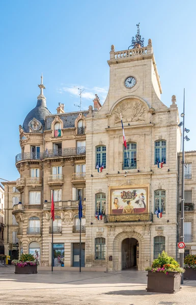 Vista en el Ayuntamiento de Beziers . —  Fotos de Stock