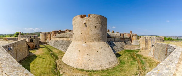 Salses le Chateau Fransa panoramik manzaraya — Stok fotoğraf