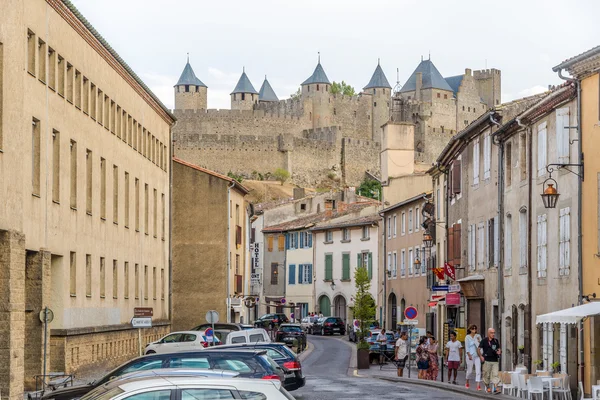 Villefranche de Conflent sokaklarında — Stok fotoğraf