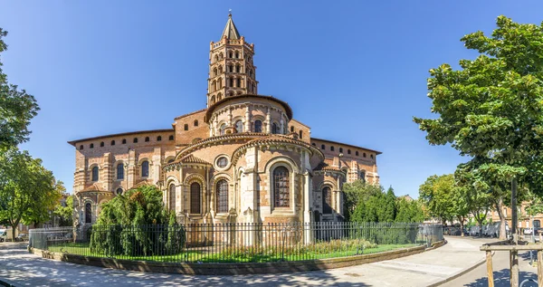 Basilika Saint Sernin i Toulouse - Frankrig - Stock-foto