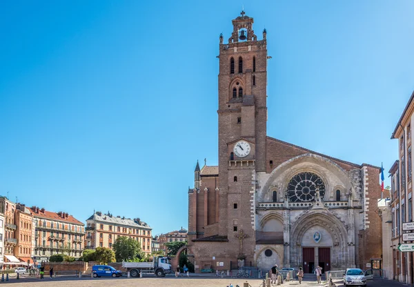 Cathedral of Saint Etienne in Toulouse — Stockfoto