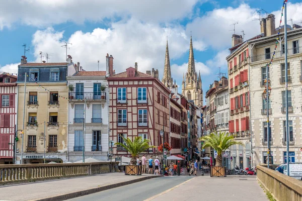 In de straten van Bayonne - Frankrijk — Stockfoto