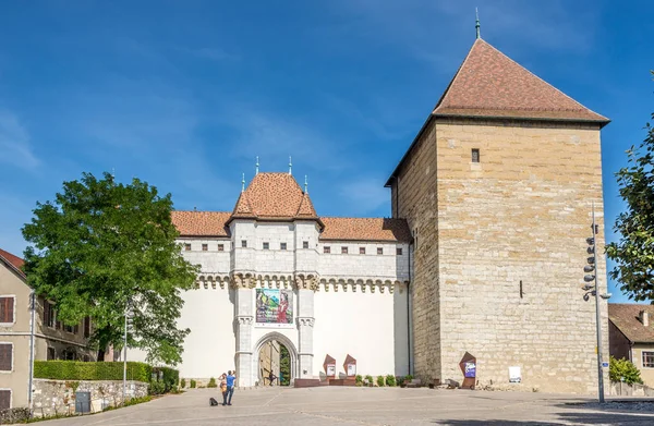Entry to Chateau of Annecy - France — Stock Photo, Image