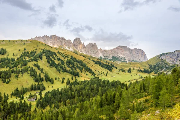 Természet Gardena Pass, Dolomitok, Olaszország — Stock Fotó