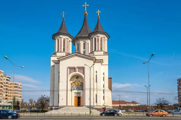 Вид на оренбургскую церковь в Орадее - Роамния — стоковое фото