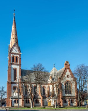 Debrecen - Macaristan sokaklarında veres kilisede