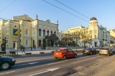 Macaristan Debrecen sokakta