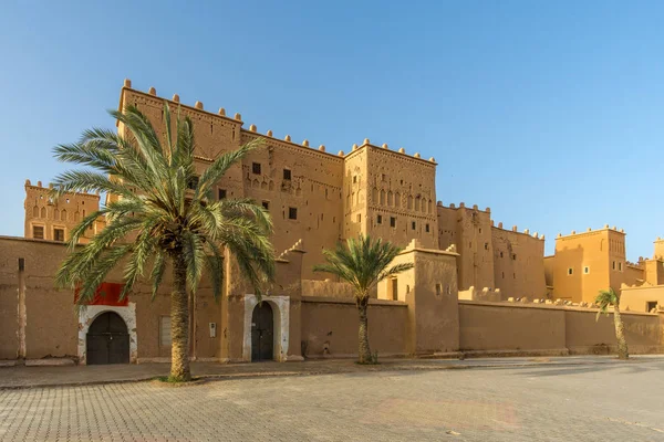 Uitzicht op de Taourirt Kasbah in Ouarzazate - Marokko — Stockfoto