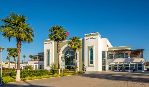 Treinstation gebouw in Fez - Marokko — Stockfoto