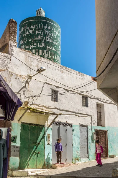 In the streets of Moulay Idriss in Morocco — Stock Photo, Image