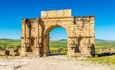 Caracalla antik kentin Volubilis, Fas içinde kemer