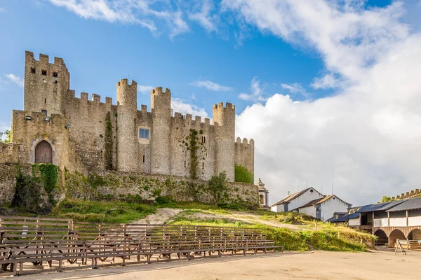 Obidos - Portekiz kale görüntülemek — Stok fotoğraf