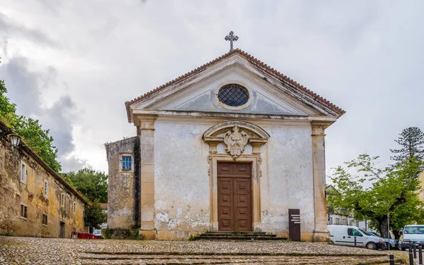 Zobacz fasada kościoła Świętego Ducha w Caldas da Rainha, Portugalia — Zdjęcie stockowe