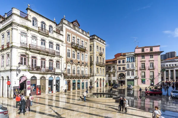 Na ulicach miasta Coimbra w Portugalii — Zdjęcie stockowe