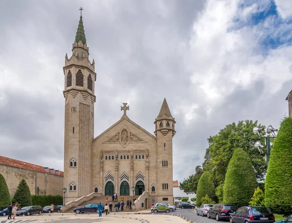 Church Nossa Senhora da Conceicao at the Marques Place in Porto - Portugal — Stock Photo, Image