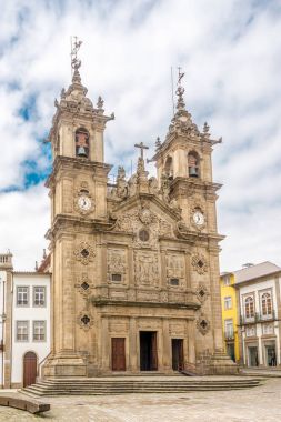 Görünüm Santa Cruz kilise Braga, Portekiz